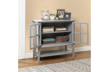 Franklin Oppbevaringsskap 80x40 cm Grå - Dorel Home - Oppbevaring - Skap - Oppbevaringsskap