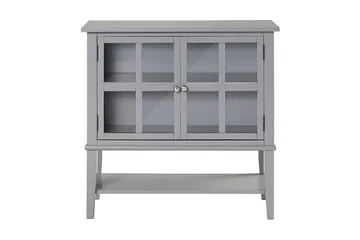 Franklin Oppbevaringsskap 80x40 cm Grå - Dorel Home - Oppbevaring - Skap - Oppbevaringsskap