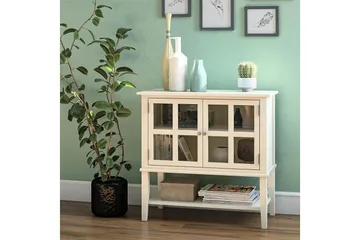 Franklin Oppbevaringsskap 80x40 cm Hvit - Dorel Home - Oppbevaring - Skap - Oppbevaringsskap