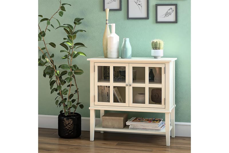 Franklin Oppbevaringsskap 80x40 cm Hvit - Dorel Home - Oppbevaring - Skap - Oppbevaringsskap