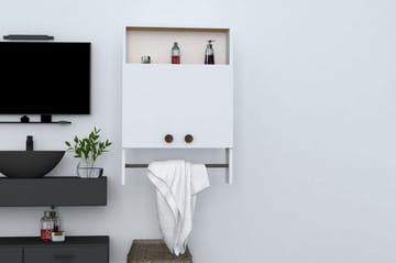 Giff Baderomskap 60 cm - Hvit - Oppbevaring - Skap - Oppbevaringsskap