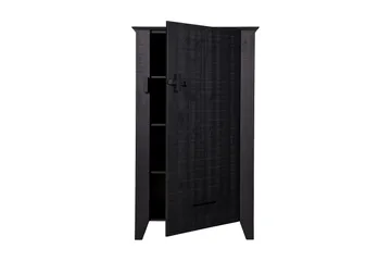 Gijs Oppbevaringsskap 85 cm - Svart Furu - Oppbevaring - Skap - Oppbevaringsskap