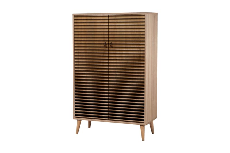Oppbevaringsskap Gillberga 80 cm - Brun/Svart/Eik - Oppbevaringsskap