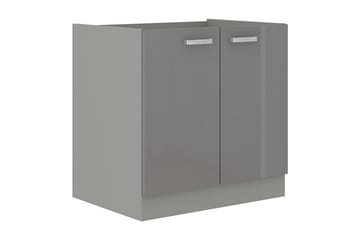 Grey Skap til vaskemaskin 80x50x82 cm - Grå - Oppbevaring - Skap - Oppbevaringsskap