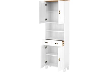 Høyskap Mohaklina - Hvit - Oppbevaring - Skap - Oppbevaringsskap