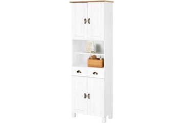 Høyskap Mohaklina - Hvit - Oppbevaring - Skap - Oppbevaringsskap
