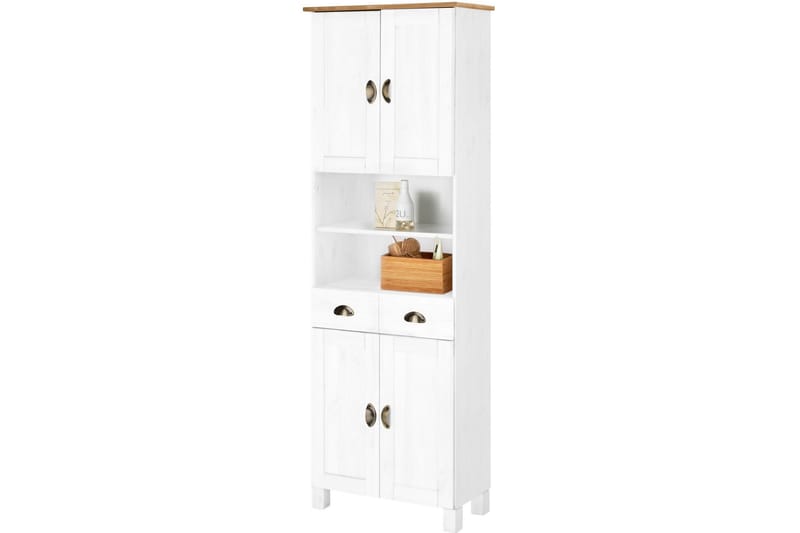 Høyskap Mohaklina - Hvit - Oppbevaring - Skap - Oppbevaringsskap