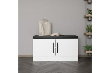 Hew Garderobeskap 90x35 cm - Hvit - Oppbevaring - Skap - Oppbevaringsskap