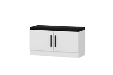 Hew Garderobeskap 90x35 cm - Hvit - Oppbevaring - Skap - Oppbevaringsskap