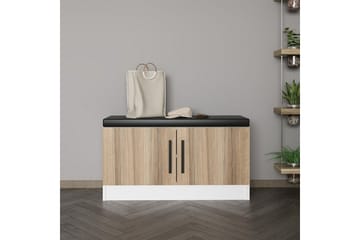 Hew Garderobeskap 90x35 cm - Valnøtt - Oppbevaring - Skap - Oppbevaringsskap