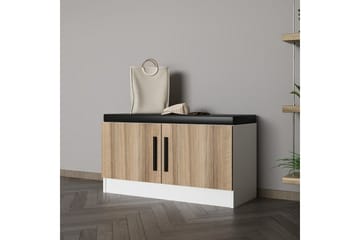 Hew Garderobeskap 90x35 cm - Valnøtt - Oppbevaring - Skap - Oppbevaringsskap