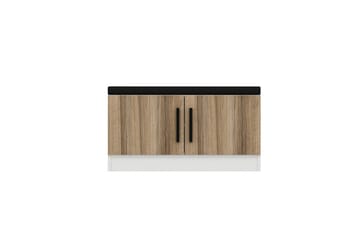 Hew Garderobeskap 90x35 cm - Valnøtt - Oppbevaring - Skap - Oppbevaringsskap