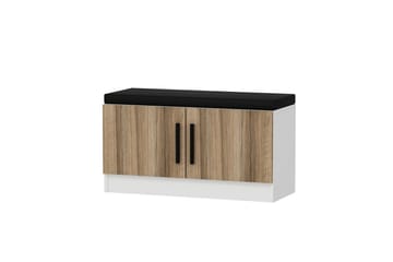 Hew Garderobeskap 90x35 cm - Valnøtt - Oppbevaring - Skap - Oppbevaringsskap