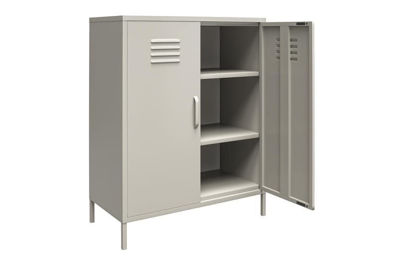 Highboard Bradford Hvit - Dorel Home - Oppbevaring - Skap - Oppbevaringsskap