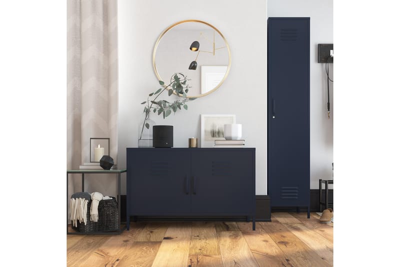 Highboard Bradford Mørkeblå - Dorel Home - Oppbevaring - Skap - Oppbevaringsskap
