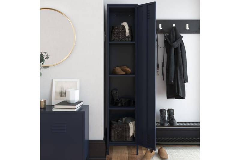 Highboard Bradford Mørkeblå - Dorel Home - Oppbevaring - Skap - Oppbevaringsskap
