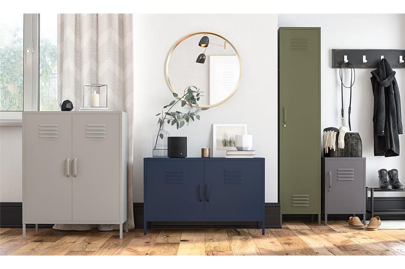 Highboard Bradford Mørkeblå - Dorel Home - Oppbevaring - Skap - Oppbevaringsskap
