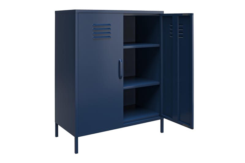 Highboard Bradford Mørkeblå - Dorel Home - Oppbevaring - Skap - Oppbevaringsskap