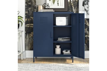 Highboard Bradford Mørkeblå - Dorel Home - Oppbevaring - Skap - Oppbevaringsskap