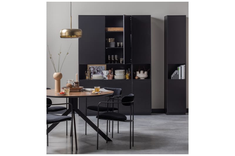 Highboard Cykko 110 cm - Svart - Oppbevaring - Skap - Oppbevaringsskap