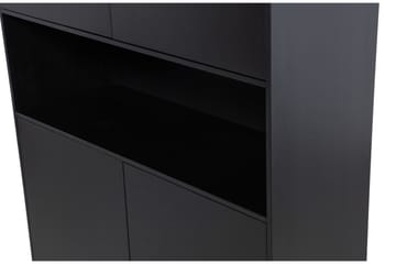 Highboard Cykko 110 cm - Svart - Oppbevaring - Skap - Oppbevaringsskap