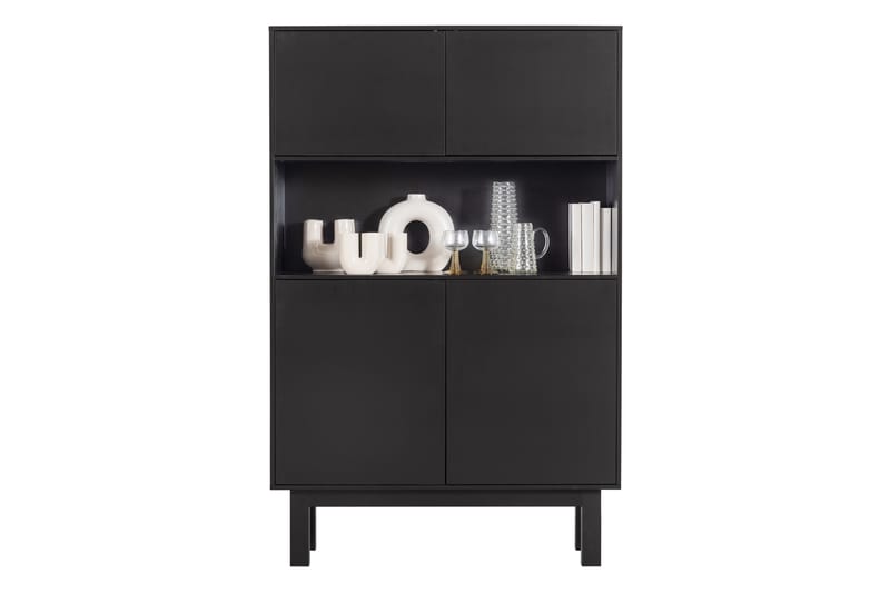 Highboard Cykko 40x100 cm - Svart - Oppbevaring - Skap - Oppbevaringsskap