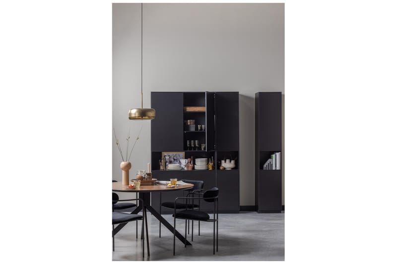 Highboard Cykko 40x40 cm - Svart - Oppbevaring - Skap - Oppbevaringsskap