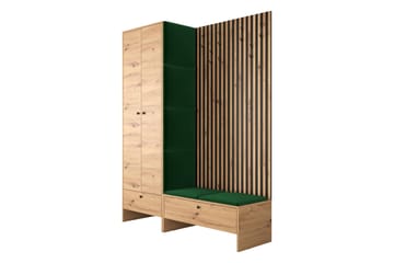 Highboard Dunvegan - Grøn - Oppbevaring - Skap - Oppbevaringsskap