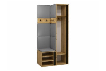 Highboard Dunvegan - Grafitt - Oppbevaring - Skap - Oppbevaringsskap