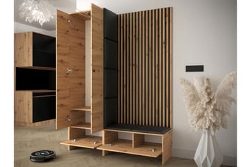 Highboard Dunvegan - Hvid - Oppbevaring - Skap - Oppbevaringsskap