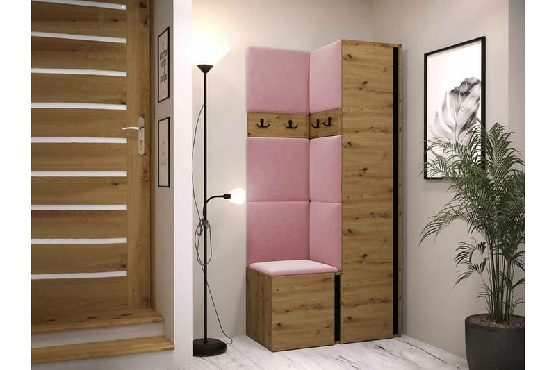 Highboard Dunvegan - Svart - Oppbevaring - Skap - Oppbevaringsskap