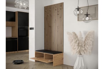 Highboard Dunvegan - Svart - Oppbevaring - Skap - Oppbevaringsskap