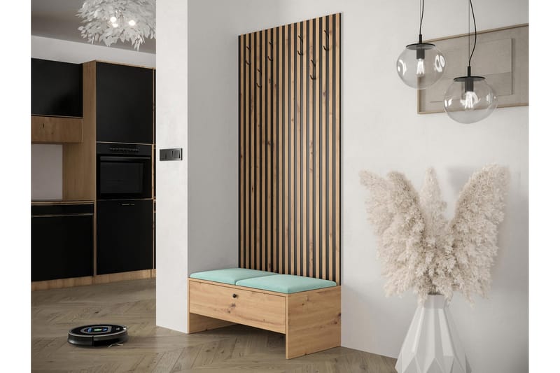 Highboard Dunvegan - Svart - Oppbevaring - Skap - Oppbevaringsskap