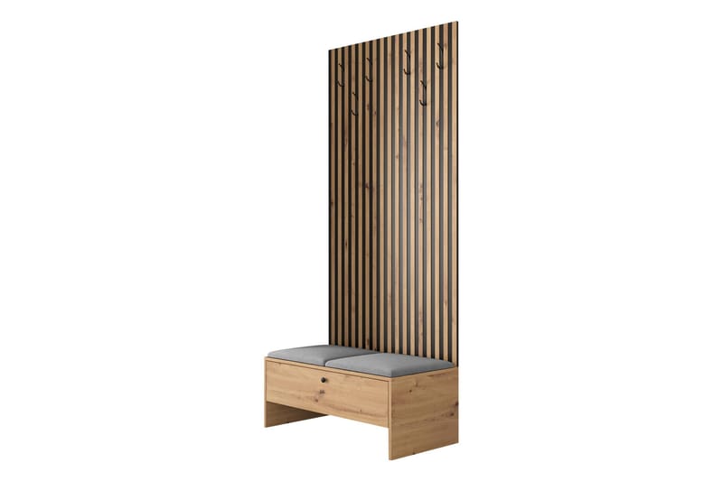 Highboard Dunvegan - Svart - Oppbevaring - Skap - Oppbevaringsskap