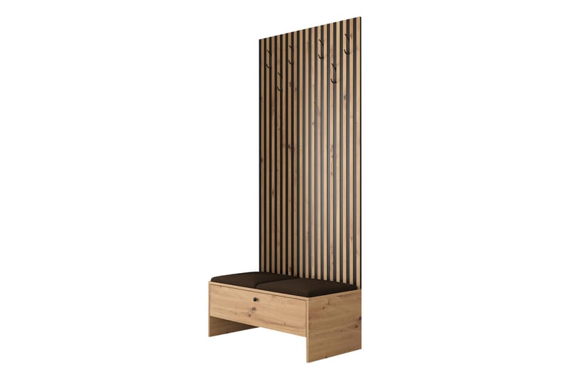 Highboard Dunvegan - Svart - Oppbevaring - Skap - Oppbevaringsskap