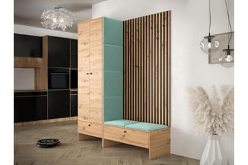 Highboard Dunvegan - Turkis - Oppbevaring - Skap - Oppbevaringsskap
