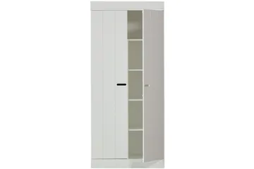 Highboard Floella - Hvit - Oppbevaring - Skap - Oppbevaringsskap