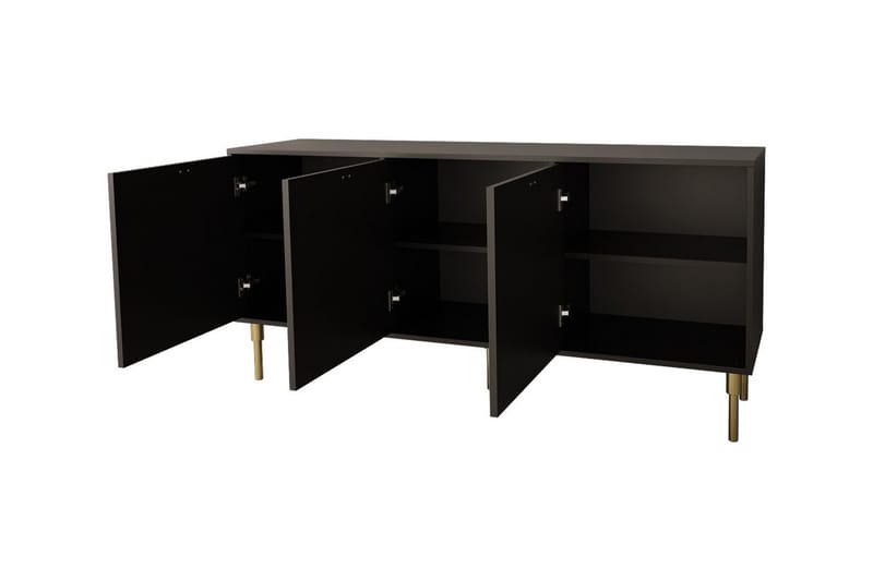 Highboard Glenndale - Hvid - Oppbevaring - Skap - Oppbevaringsskap