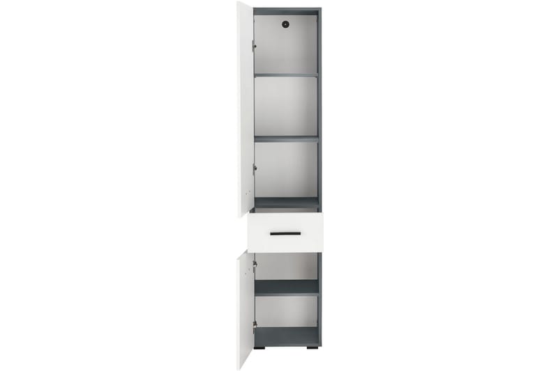 Highboard Kafie - Hvit - Oppbevaringsskap