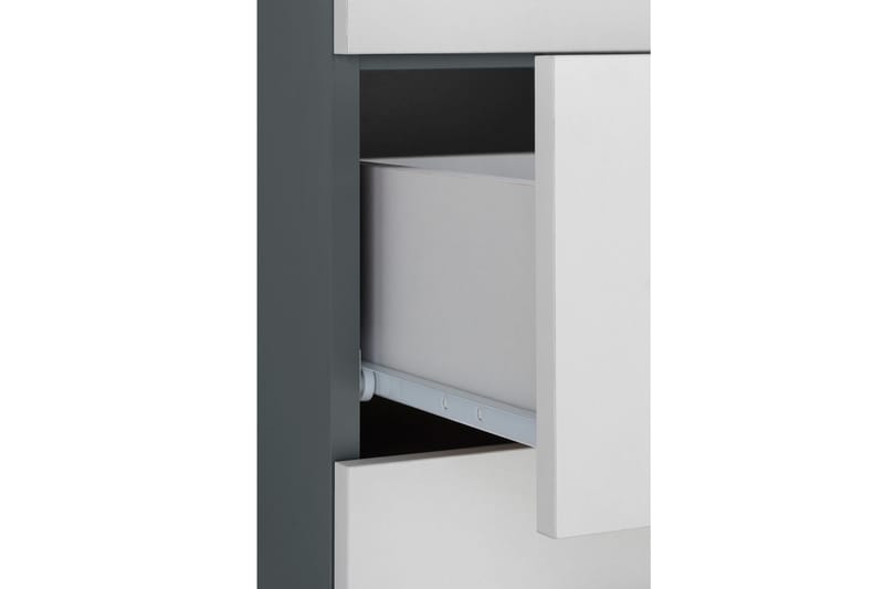 Highboard Kafie - Hvit - Oppbevaringsskap