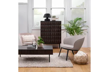 Highboard Medric 90x129 cm - Brun - Oppbevaring - Skap - Oppbevaringsskap