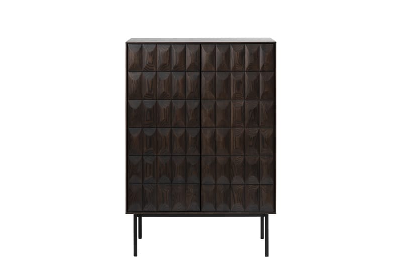 Highboard Medric 90x129 cm - Brun - Oppbevaring - Skap - Oppbevaringsskap