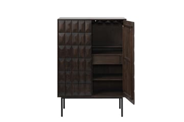Highboard Medric 90x129 cm - Brun - Oppbevaring - Skap - Oppbevaringsskap