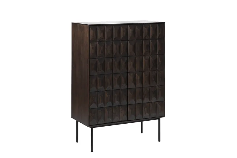 Highboard Medric 90x129 cm, Brun