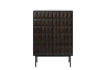 Highboard Medric 90x129 cm - Brun - Oppbevaring - Skap - Oppbevaringsskap