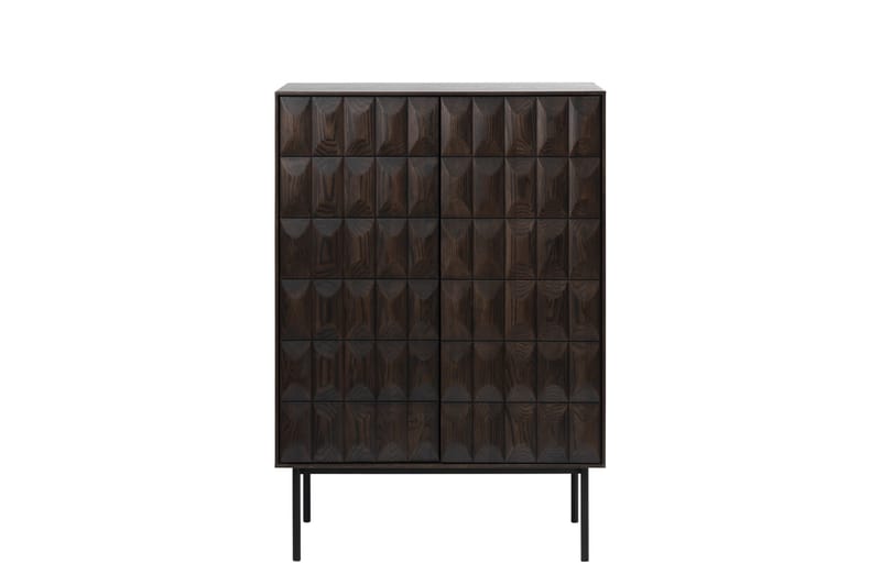 Highboard Medric 90x129 cm - Brun - Oppbevaring - Skap - Oppbevaringsskap