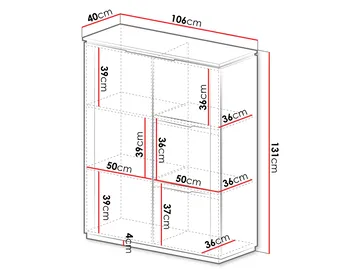 Hilafin Høyskap - Oppbevaring - Skap - Oppbevaringsskap