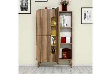 Hovdane Klesskap 108 cm - Brun/Gul - Oppbevaring - Skap - Oppbevaringsskap