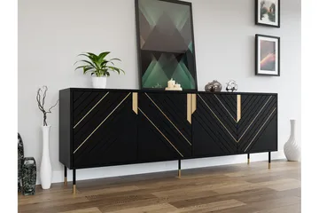 Juniskär Highboard - Svart - Oppbevaring - Skap - Oppbevaringsskap