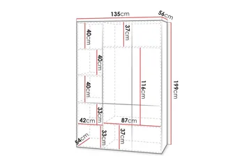 Juniskär Highboard - Svart - Oppbevaring - Skap - Oppbevaringsskap